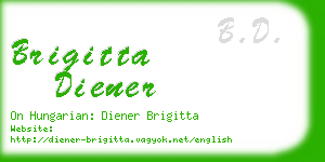 brigitta diener business card